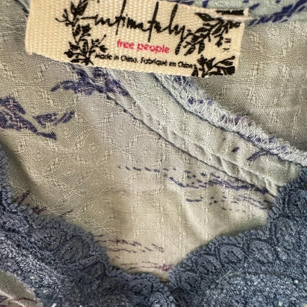 Free People Slip My Mind Printed Trapeze Dress - Picture 7 of 9